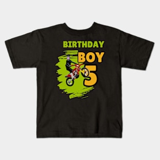 5th birthday boy Kids T-Shirt